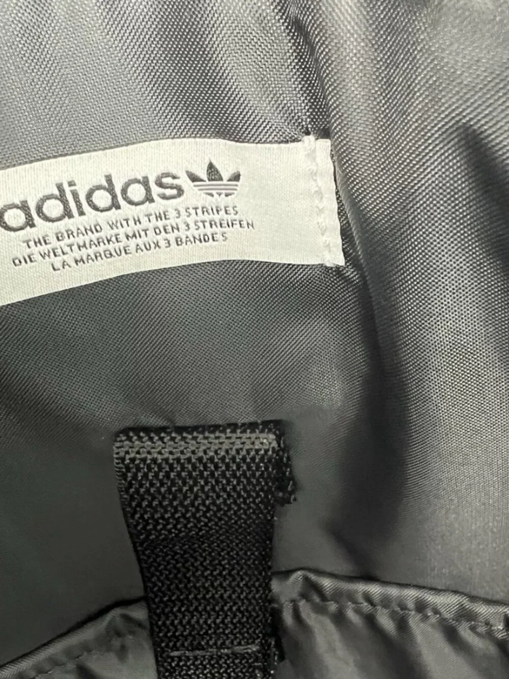 Adidas Top Load Reflective Backpack In An Oil Slick Colorway New